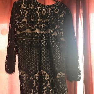Lacey XL Black dress by UP by Ultra Pink